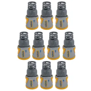 Hozelock Metal Hose Pipe End Connector Quick Release Fitting Pro Water 10PK