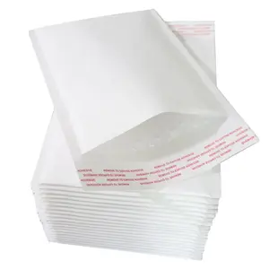 50 x Size 6 (215x320mm) White Padded Bubble Lined Postal Mailing Envelopes