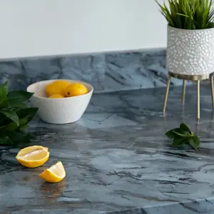 d-c-fix Marble Romeo Gold Self Adhesive Vinyl Wrap Film for Kitchen Worktops and Furniture 5m(L) 45cm(W)