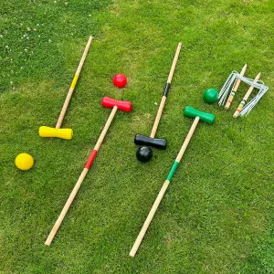 Garden Games Croquet Family Outdoor Play Party Bonding Lawn Kids Fun Activity