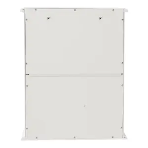 Wall-Mounted 1-door Modern White Wooden Storage Bathroom Cabinet