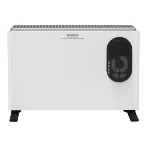 GoodHome 2000W White Convector heater With timer function