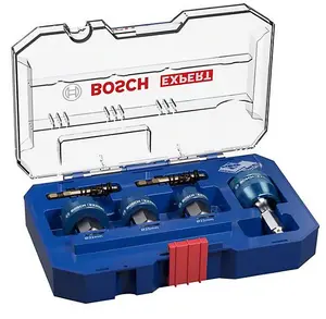 BOSCH 6-Piece EXPERT Sheet Metal Hole Saw Set (22/25/32 x 5mm)