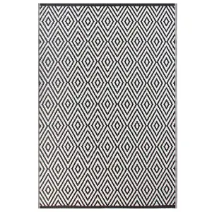 Outdoor Area Rug 150 x 200 cm Black SIKAR