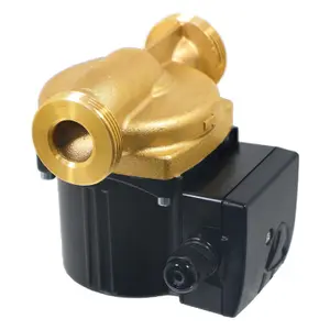 SPARES2GO Hot Water Circulator Pump Universal Bronze Circulation System (45W, 230V, 50Hz, 130mm)