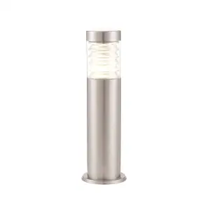 Luminosa Equinox LED Outdoor Coastal Bollard Light Marine Grade Brushed Stainless Steel IP44