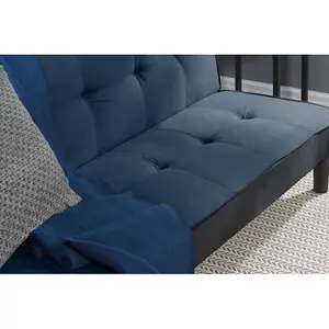 Birlea Aurora Sofa Bed Midnight Blue Velvet