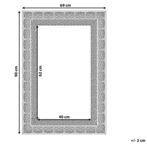 Wall Mirror DEHRADUN Metal Copper