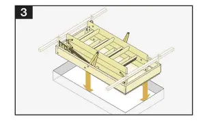 Optistep Wooden 3 Section Timber Folding Loft Ladder Attic Stairs. Frame Size W60cm x L120cm Height up to 280cm & Insulated Hatch