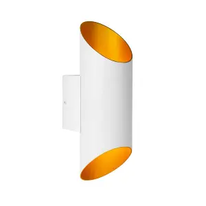 Lucide Quirijn Modern Up Down Wall Light 10cm - 1xG9 - White