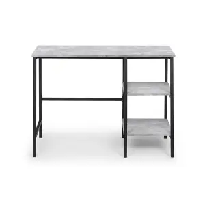 Stylish Concrete Effect Office Desk