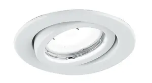 Luminosa MATRIX LED Recessed Adjustable Downlight White 400lm 3000K 10x8.5cm