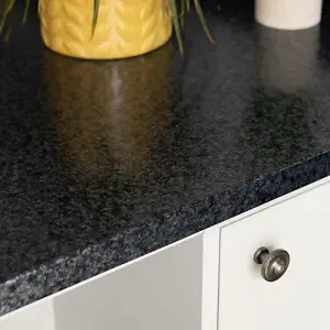 d-c-fix Granite Black Self Adhesive Vinyl Wrap Film for Kitchen Worktops and Furniture 1m(L) 67.5cm(W)