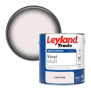 Leyland Trade Vinyl Matt Walls & Ceilings Emulsion Paint (S 0907-R10B) 2.5L