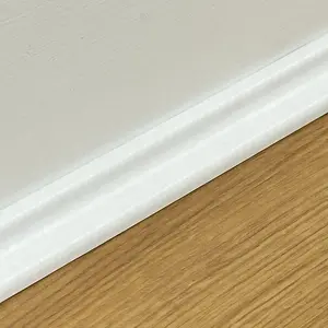 Scotia Beading, Laminate Floor Edging - White