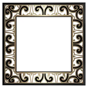 Egyptian frame (Picutre Frame) / 30x30" / Grey