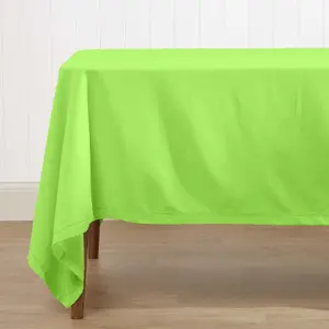 Homescapes Lime Green Tablecloth 137 x 228 cm