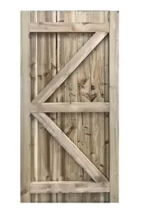 Portreath Featheredge Gate - 1500mm High x 800mm Wide Right Hand Hung