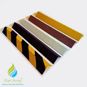 Stair & Step Nosing Cover Anti Slip Treads GRP Heavy Duty for High Traffic Areas - YELLOW 10x GRP nosing yellow 1500mm