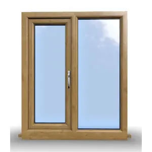 1195mm (W) x 895mm (H) Wooden Stormproof Window - 1/2 Right Opening Window - Toughened Safety Glass