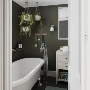 GoodHome Perma Grey Rectangular Wall-mounted Bathroom Mirror (H)70cm (W)100cm