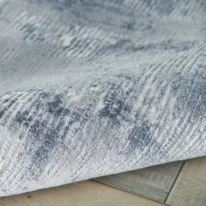 Grey Abstract Modern Luxurious Easy to Clean Rug for Living Room Bedroom and Dining Room-240cm X 320cm