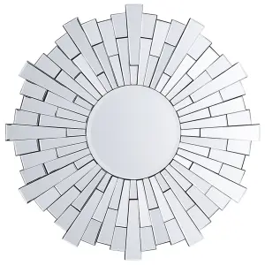 Beliani Glam Wall Mirror VIRE Silver