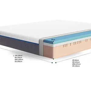 Wayfair Sleep Foam Mattress Double (4'6)