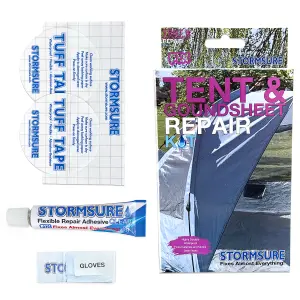 Stormsure Tent Awning & Groundsheet Repair Kit - Essential for Outdoor Camping: Seals Seams, Fixes Tears, Extends Life