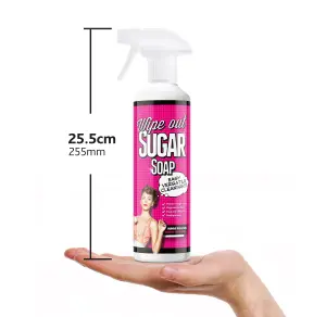 Wipeout - Sugar Soap Spray - Ready To Use, Cleaning Walls, Grease, Grime, Dirt, Stain Remover & Kitchen Degreaser - 500ml