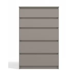 Tonya 5 Drawer 70cm Chest of Drawers Grey