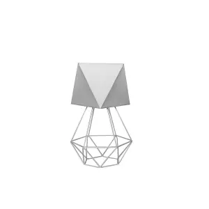 Luminosa Karo+Adamant Table Lamp Grey 24cm