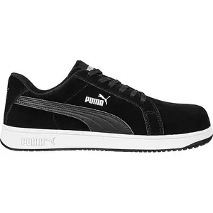 Puma Safety ICONIC Suede Black Safety Trainer Size 7