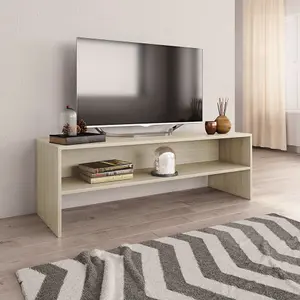 vidaXL TV Cabinet Sonoma Oak 120x40x40 cm Engineered Wood