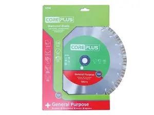 CorePlus GP300 General-Purpose Hybrid Turbo Diamond Blade 300mm