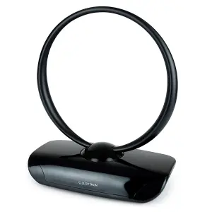 Lloytron Active Indoor Loop TV Antenna - 50dB - Black