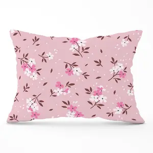 Pretty Pink Flower Pattern Cushions 33cm x 48cm