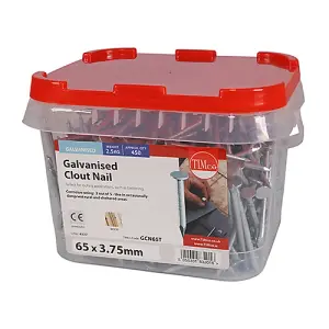 TIMCO Clout Nails Galvanised - 65 x 3.75