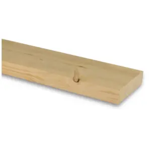 PACK OF 10(Total 10 Units)-47mm x 200mm (8x2")(45mm x 195mm Finish) C24 Kiln Dried Regularised Carcassing Timber-4.8m Length