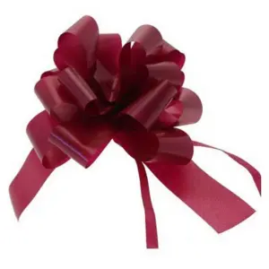 Apac 31mm Pull Bows Burgundy (One Size)