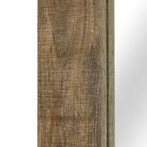 Berkfield Mirror Solid Mango Wood 50x110 cm