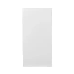 GoodHome Stevia Gloss white Slab Tall larder Cabinet door (W)600mm (H)1181mm (T)18mm