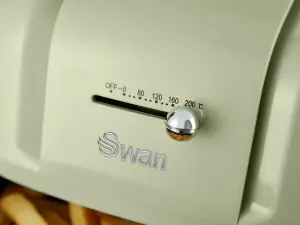 Swan Retro Manual Air Fryer Green