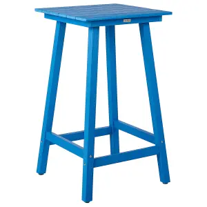 Garden Table Wood Blue ADIRONDACK