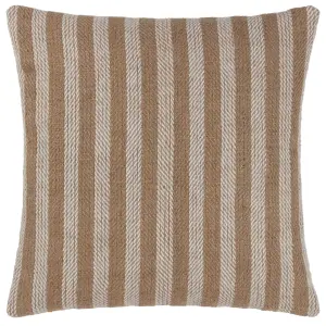 Yard Strata Stripe Woven Feather Rich Cushion