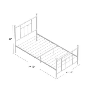 Eastford Bed Frame White / Kingsize (5')