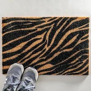 Zebra Print Doormat - Regular 60x40cm