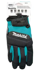 Makita P-84604 Palm Performance Gloves Large Pair  - Durahide Leather EN388