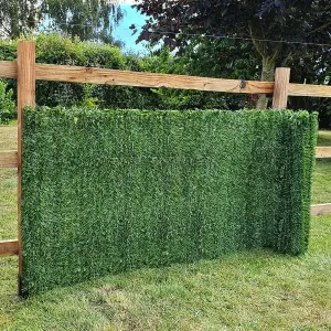 True Products Artificial Conifer Hedge Garden Fence Privacy Screening Balcony - 1.8m x 3m