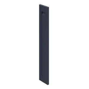 GoodHome Garcinia Integrated handle Matt navy blue Shaker Tall wall Cabinet door (W)150mm (H)895mm (T)20mm